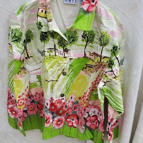 VINTAGE Plus‎ Size Floral Blazer XXL - Picture 11 of 11